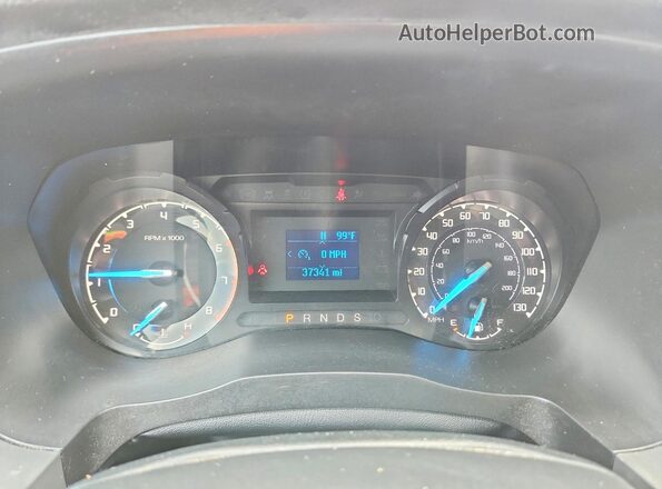 1FTER1EH3NLD37025 2022 FORD RANGER White Instrument cluster view