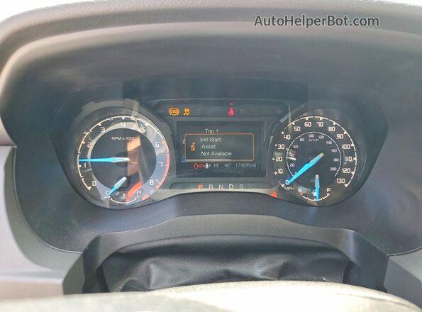 1FTER1EH4LLA42867 2020 FORD RANGER White Instrument cluster view