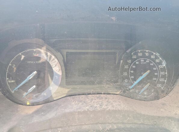 1FTER1EH5KLB20605 2019 FORD RANGER Silver Вид щитка приладів