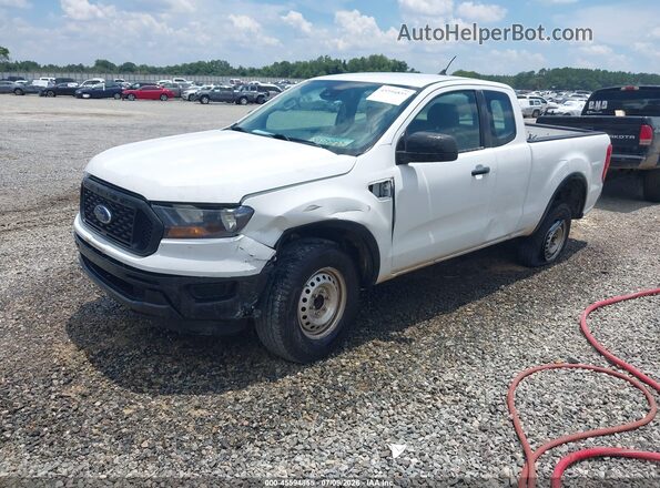 1FTER1EH7KLA50539 2019 FORD RANGER White წინა მარცხენა ხედი სამი მეოთხედიდან