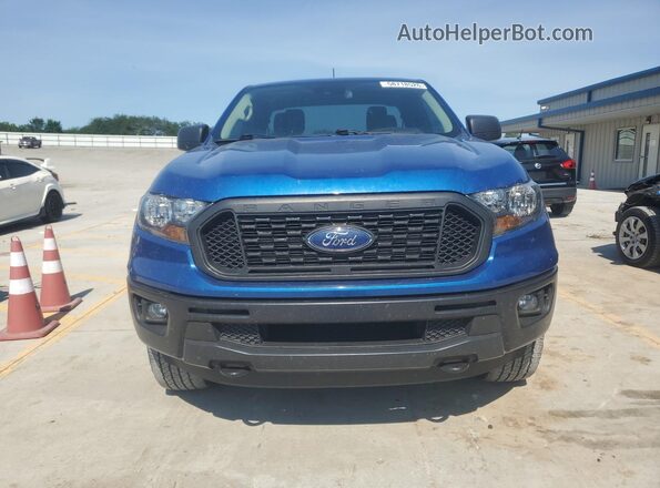 1FTER1EHXKLA73183 2019 FORD RANGER Blue წინა ხედი