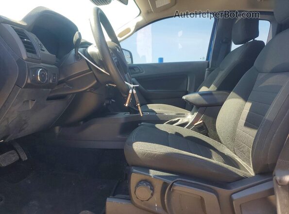 1FTER1EHXKLA73183 2019 FORD RANGER Blue წინა სალონის ხედი