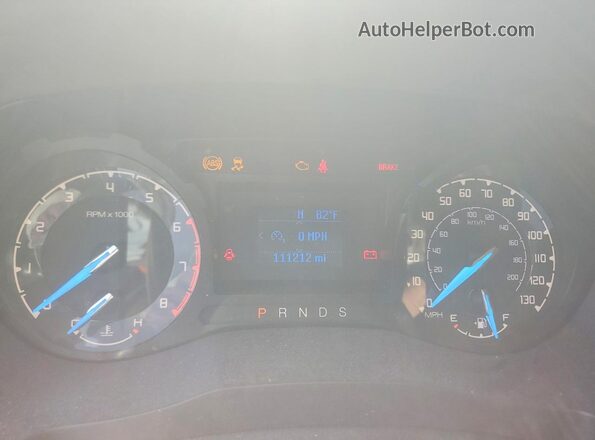 1FTER1EHXKLA73183 2019 FORD RANGER Blue ხელსაწყოთა პანელის ხედი