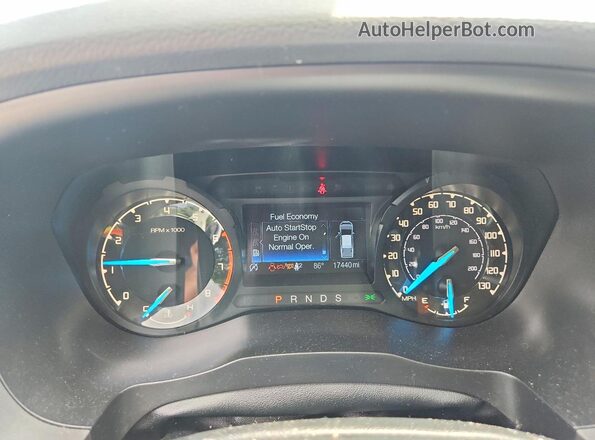 1FTER1FH2KLA95449 2019 FORD RANGER Gray Instrument cluster view