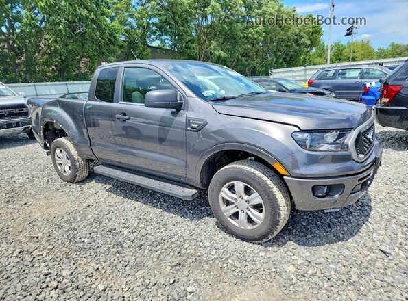 1FTER1FH2KLA95449 2019 FORD RANGER Gray Front right