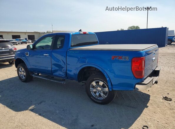 1FTER1FH3MLD30301 2021 FORD RANGER Blue Հետևի ձախ