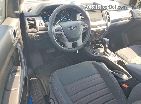 1FTER1FH3MLD30301 2021 FORD RANGER Blue Առջևի վահանակի տեսք