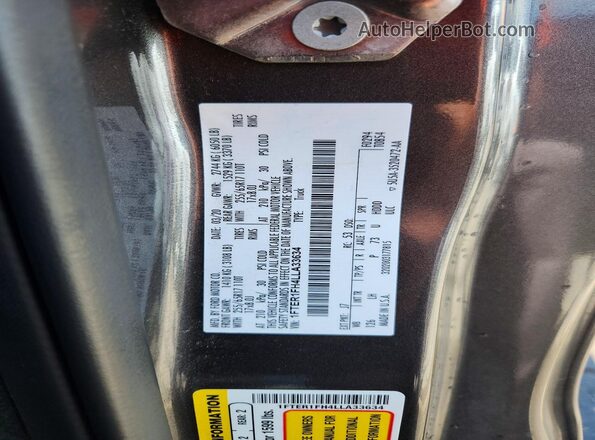 1FTER1FH4LLA33634 2020 FORD RANGER Серый Вид подкапотного пространства