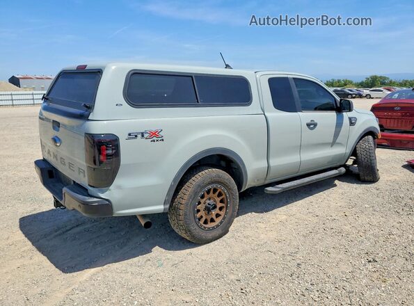 1FTER1FH4MLD49827 2021 FORD RANGER Gray Trasero derecho