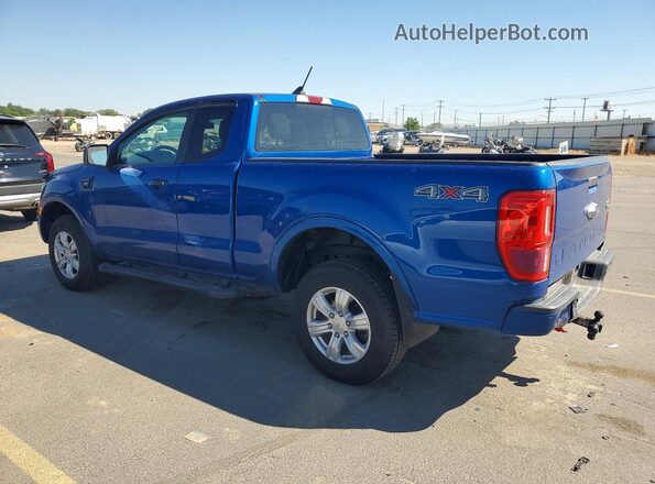 1FTER1FH7KLA35585 2019 FORD RANGER Blue უკანა მარცხენა