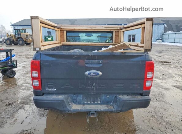 1FTER1FH7MLD06406 2021 FORD RANGER Black Rear view
