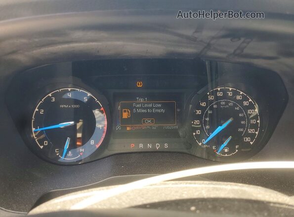 1FTER1FH8LLA87583 2020 FORD RANGER Blue Սարքավորումների վահանակի տեսք