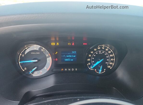 1FTER4EH0MLD28301 2021 FORD RANGER Gray Instrument cluster view