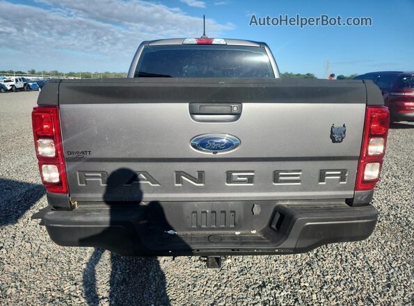 1FTER4EH0MLD28301 2021 FORD RANGER Gray Rear view