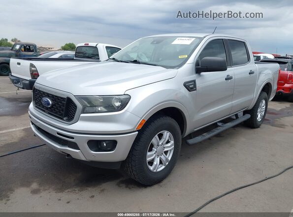 1FTER4EH2KLA13464 2019 FORD RANGER Серебряный Передняя левая четверть