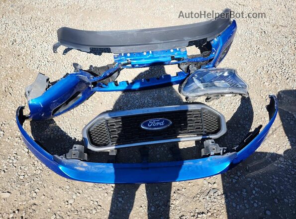 1FTER4EH2LLA93382 2020 FORD RANGER Blue Vista del compartimento del motor