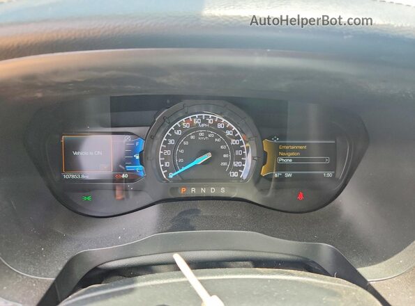 1FTER4EH3LLA09750 2020 FORD RANGER Silver Սարքավորումների վահանակի տեսք