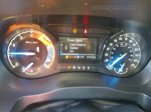 1FTER4EH3NLD28276 2022 FORD RANGER Black Instrument cluster view