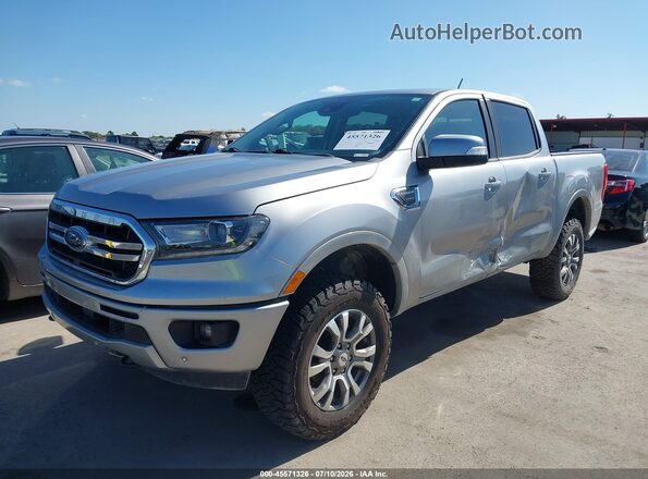 1FTER4EH4LLA04329 2020 FORD RANGER Серебряный Передняя левая четверть