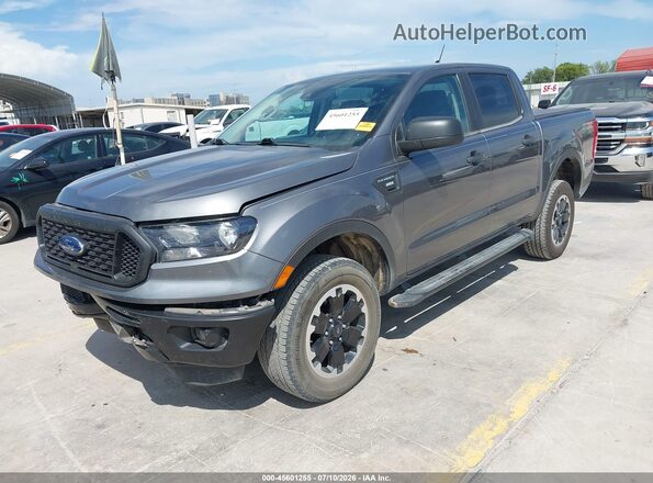1FTER4EH4MLD72320 2021 FORD RANGER Gray Передня ліва чверть
