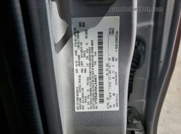 1FTER4EH5KLA44837 2019 FORD RANGER Silver Engine compartment view