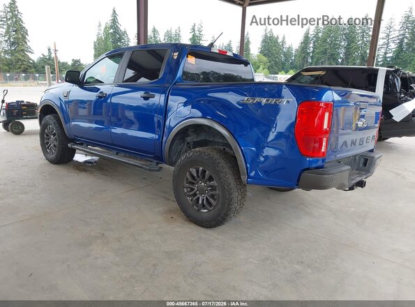 1FTER4EH5KLB15986 2019 FORD RANGER Blue Rear left