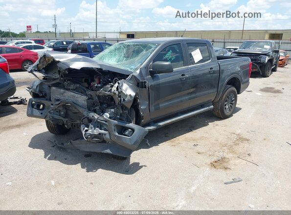 1FTER4EH5LLA08504 2020 FORD RANGER Gray Առջևի ձախ երեք քառորդ տեսարան