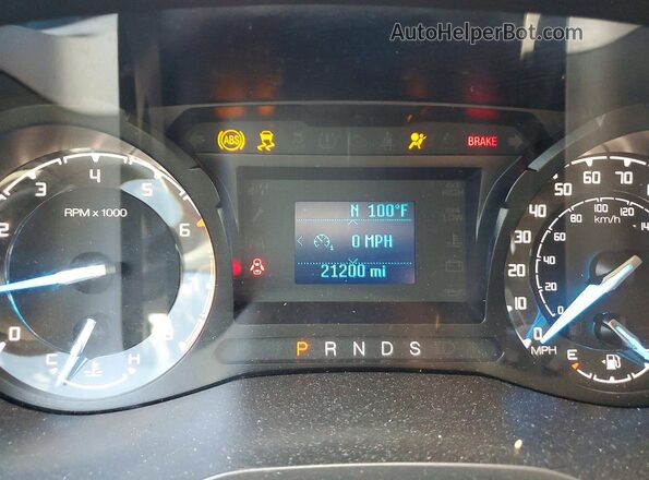 1FTER4EH6NLD04652 2022 FORD RANGER Black Widok zestawu wskaźników
