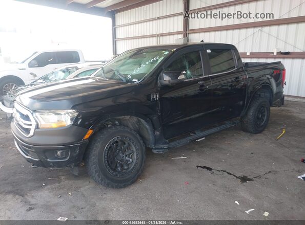 1FTER4EH7LLA13963 2020 FORD RANGER Black წინა მარცხენა ხედი სამი მეოთხედიდან