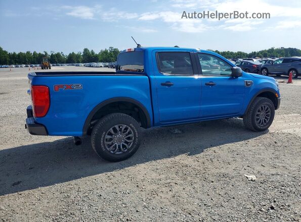 1FTER4EH7MLD57133 2021 FORD RANGER Blue Trasero derecho