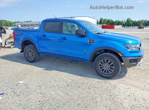 1FTER4EH7MLD57133 2021 FORD RANGER Blue Delantero derecho