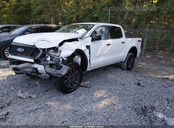 1FTER4EH7MLD67371 2021 FORD RANGER White Առջևի ձախ երեք քառորդ տեսարան