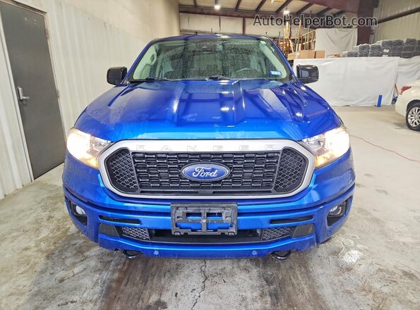 1FTER4EH9KLB14162 2019 FORD RANGER Blue Դիմացի տեսք