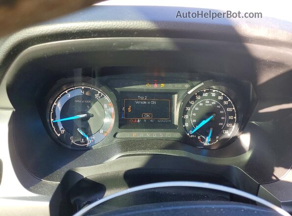1FTER4EH9LLA63232 2020 FORD RANGER White Вид щитка приладів