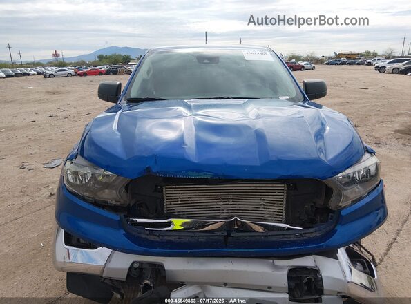 1FTER4EHXLLA86101 2020 FORD RANGER Blue Առջևի վահանակի տեսք