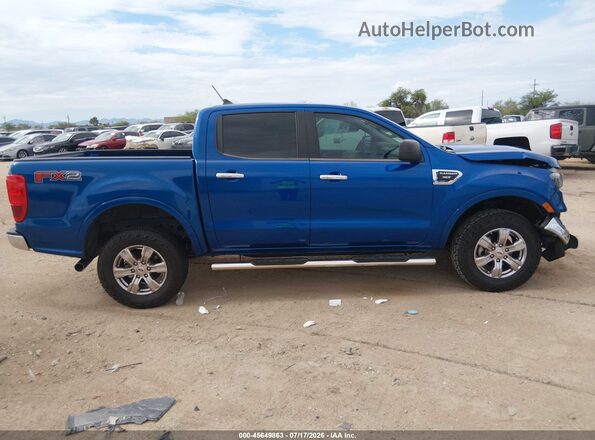 1FTER4EHXLLA86101 2020 FORD RANGER Blue Սարքավորումների վահանակի տեսք