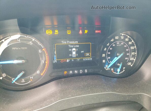 1FTER4FH0LLA12085 2020 FORD RANGER White Սարքավորումների վահանակի տեսք