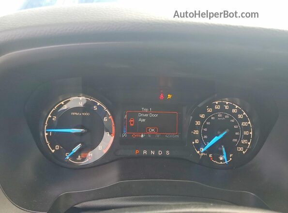 1FTER4FH0LLA19375 2020 FORD RANGER Blue ხელსაწყოთა პანელის ხედი
