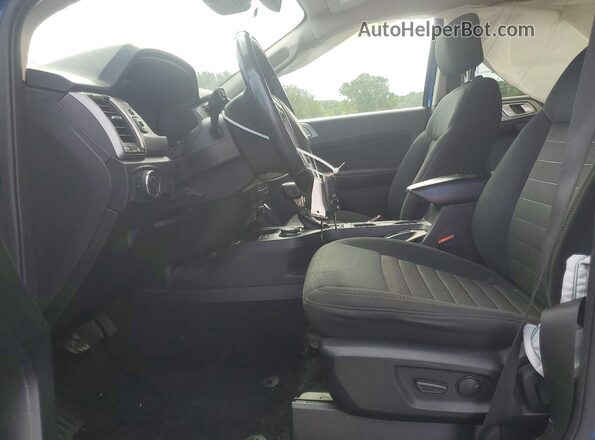 1FTER4FH0LLA19375 2020 FORD RANGER Blue წინა სალონის ხედი
