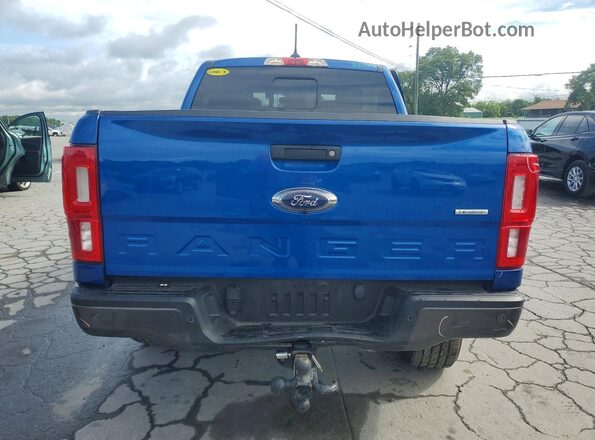 1FTER4FH0LLA19375 2020 FORD RANGER Blue უკანა ხედი