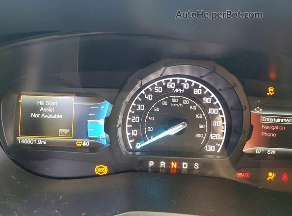 1FTER4FH0LLA30117 2020 FORD RANGER Silver ხელსაწყოთა პანელის ხედი