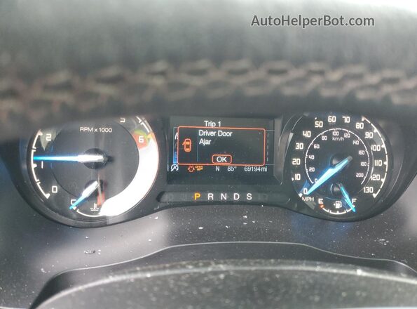 1FTER4FH0LLA32255 2020 FORD RANGER White Vista del cuadro de instrumentos