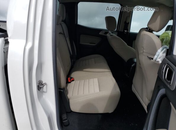 1FTER4FH0LLA32255 2020 FORD RANGER White Vista de los asientos traseros