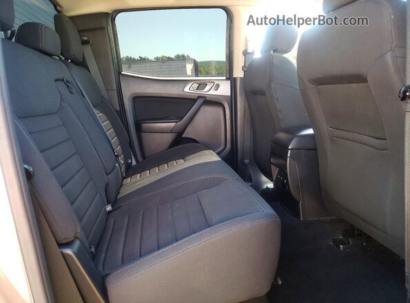 1FTER4FH0MLD01307 2021 FORD RANGER Gray უკანა სავარძლების ხედი