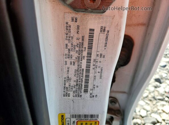 1FTER4FH0PLE05588 2023 FORD RANGER White Вид підкапотного простору