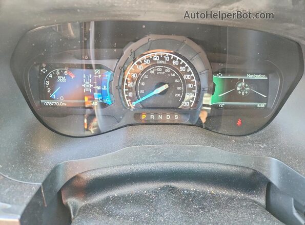 1FTER4FH1KLA45921 2019 FORD RANGER Gray ხელსაწყოთა პანელის ხედი