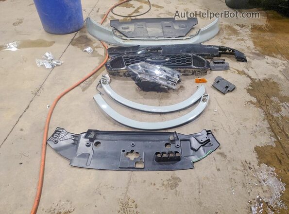 1FTER4FH1MLD07228 2021 FORD RANGER Gray Вид підкапотного простору