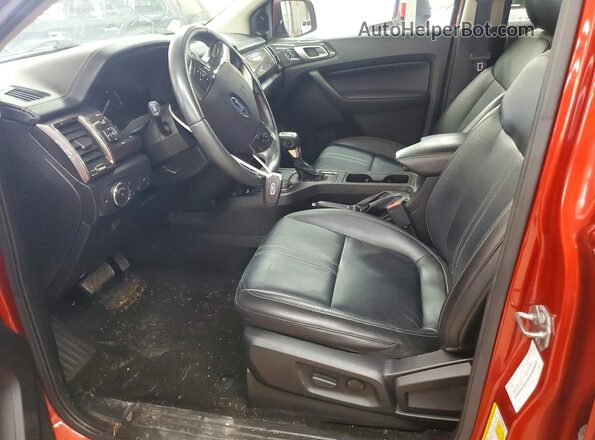 1FTER4FH2KLA93833 2019 FORD RANGER Orange Widok wnętrza z przodu