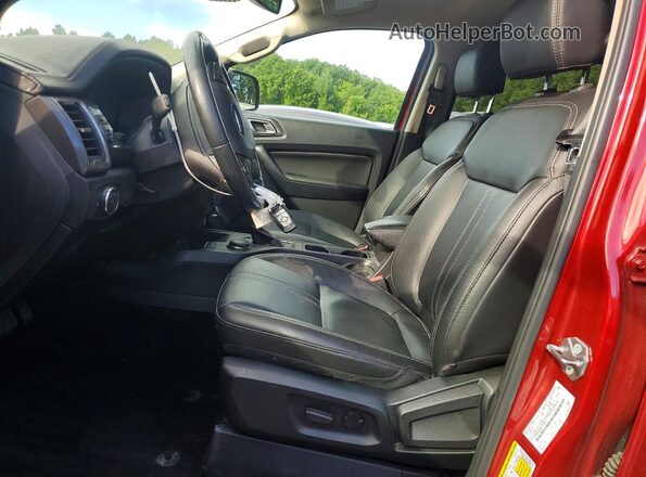 1FTER4FH2MLD19730 2021 FORD RANGER Red Vista interior delantera