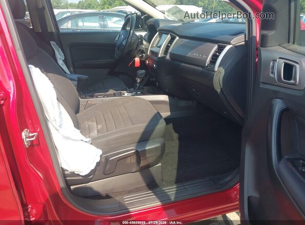 1FTER4FH2MLD29142 2021 FORD RANGER Красный Вид салона спереди